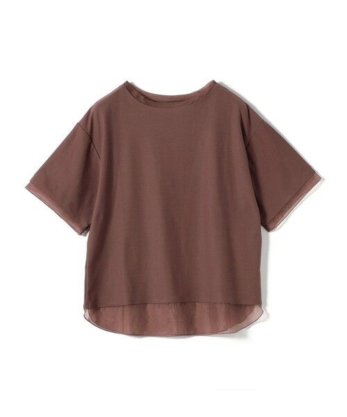 SHIPS / シップス Tシャツ | 《予約》SHIPS Colors:〈接触冷感・手洗い可能〉クールタッチ シアーコンビ ハーフスリーブ トップス◆ | 詳細19