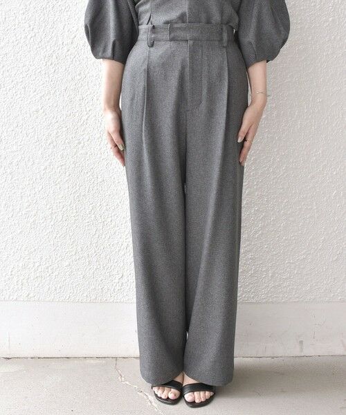 SHIPS / シップス その他パンツ | 《予約》SHIPS Colors:〈洗濯機可能〉杢 タック パンツ（セットアップ対応可能）◆ | 詳細11