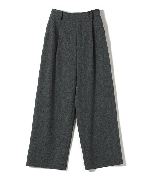 SHIPS / シップス その他パンツ | 《予約》SHIPS Colors:〈洗濯機可能〉杢 タック パンツ（セットアップ対応可能）◆ | 詳細1