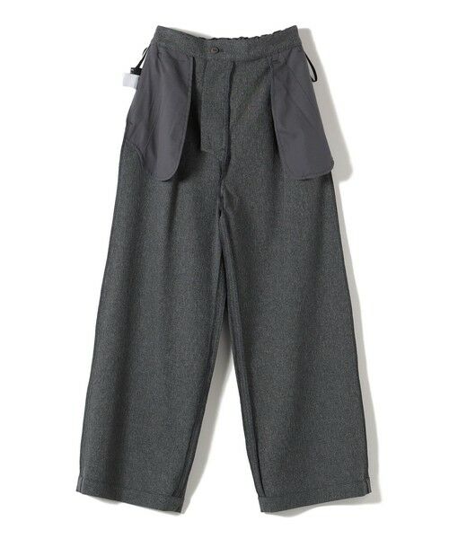 SHIPS / シップス その他パンツ | 《予約》SHIPS Colors:〈洗濯機可能〉杢 タック パンツ（セットアップ対応可能）◆ | 詳細3
