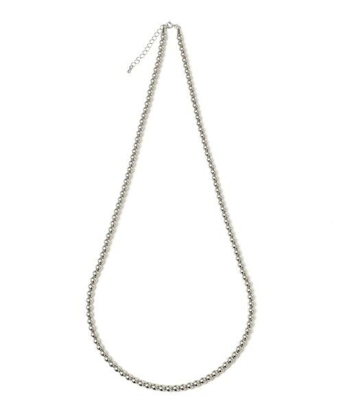 SHIPS / シップス ネックレス・ペンダント・チョーカー | SHIPS Colors:メタル ボール ロング ネックレス（75cm）（シルバー）