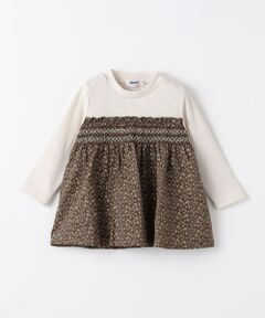 SHIPS / シップス カットソー（半袖以外） | 《予約》SHIPS Colors:90〜140cm /〈洗濯機可能〉スモッキング ドッキング チュニック◆