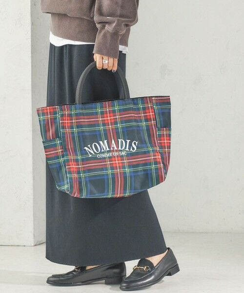 SHIPS / シップス ハンドバッグ | 《予約》【SHIPS別注】NOMADIS: SAC2 W/16 CHECK（ブラック）