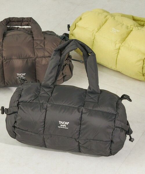 SHIPS / シップス ボストンバッグ | 《予約》【SHIPS別注】TAION: BOSTON BAG（ブラック）