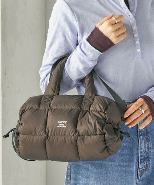 SHIPS / シップス ボストンバッグ | 《予約》【SHIPS別注】TAION: BOSTON BAG（ブラウン）
