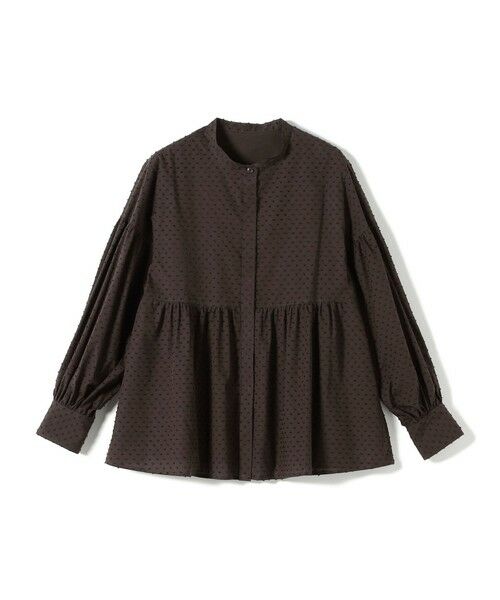 SHIPS / シップス シャツ・ブラウス | 《予約》〈手洗い可能〉カット ジャカード ウエスト 切替 オープン ブラウス | 詳細21
