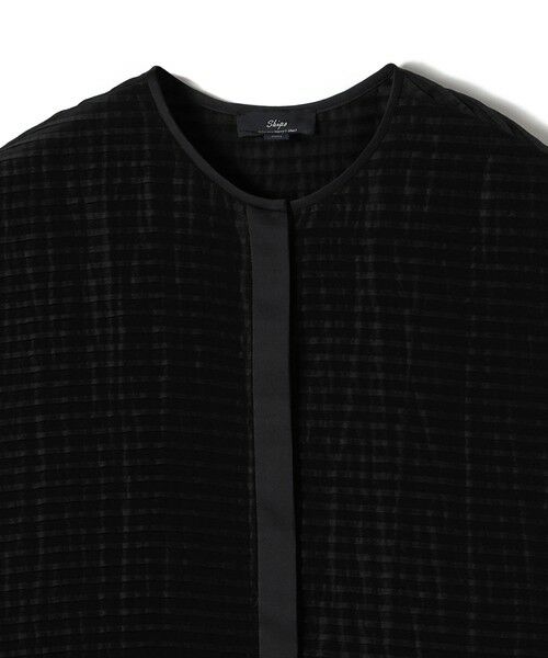 SHIPS / シップス シャツ・ブラウス | SHIPS Primary Navy Label:ラミー ピンタック フレンチスリーブ ブラウス | 詳細3