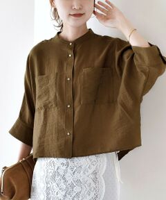 SHIPS / シップス シャツ・ブラウス | 〈手洗い可〉NEW シルク混 シアー 羽織 シャツ