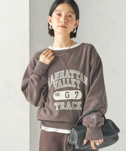 SHIPS / シップス スウェット | 《予約》【SHIPS別注】Champion: リバー スウィーブ ロゴ スウェット | 詳細5