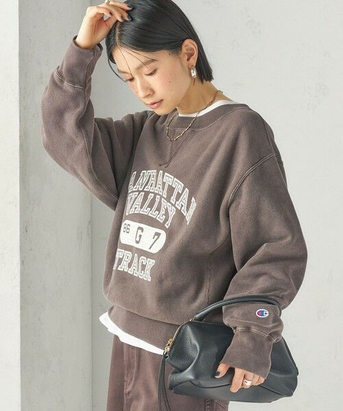 SHIPS / シップス スウェット | 《予約》【SHIPS別注】Champion: リバー スウィーブ ロゴ スウェット | 詳細6