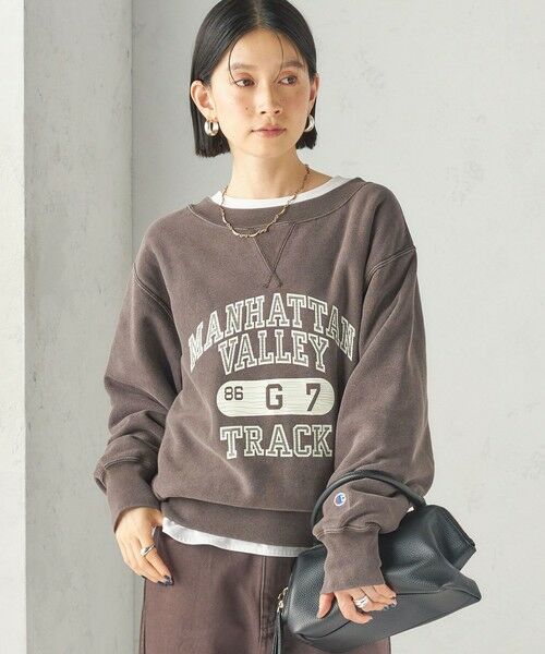 SHIPS / シップス スウェット | 《予約》【SHIPS別注】Champion: リバー スウィーブ ロゴ スウェット | 詳細8