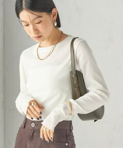 SHIPS / シップス カットソー（半袖以外） | 《予約》〈手洗い可能〉ドライ テレコ リブ クルーネック プルオーバー