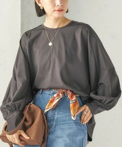 SHIPS / シップス カットソー（半袖以外） | 《予約》〈手洗い可能〉セルロース ポンチ ドルマン プルオーバー