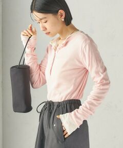 SHIPS / シップス カットソー（半袖以外） | 《予約》【SHIPS別注】miller:シアー ヘンリー ネック ロング スリーブ TEE 26AW