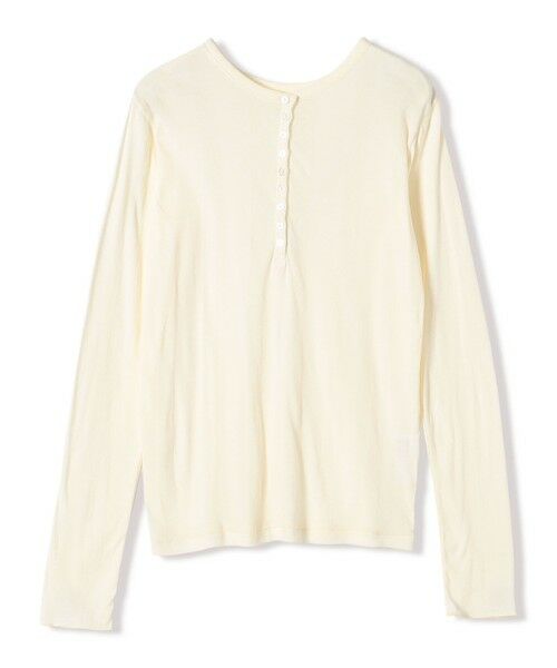 SHIPS / シップス カットソー(半袖以外) | 【SHIPS別注】miller:シアー ヘンリー ネック ロング スリーブ TEE 26AW | 詳細15