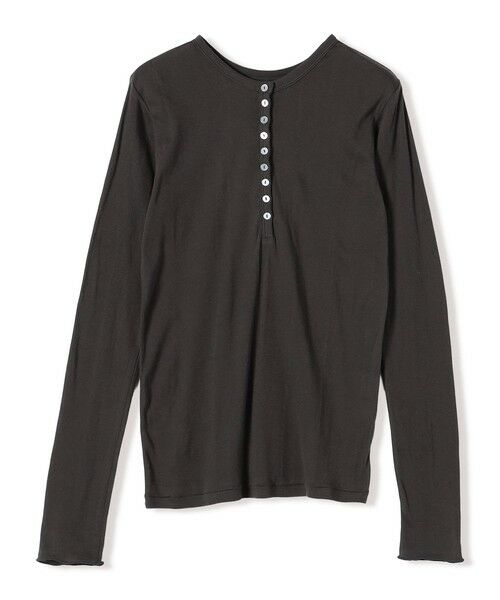 SHIPS / シップス カットソー(半袖以外) | 【SHIPS別注】miller:シアー ヘンリー ネック ロング スリーブ TEE 26AW | 詳細22