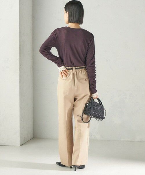 SHIPS / シップス カットソー(半袖以外) | 《予約》【SHIPS別注】miller:シアー ヘンリー ネック ロング スリーブ TEE 26AW | 詳細29