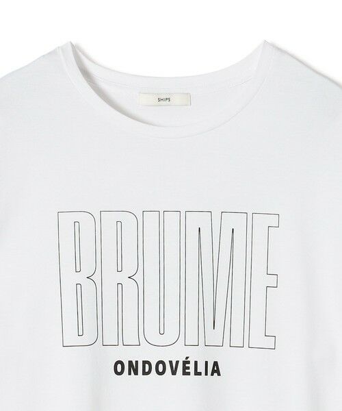 SHIPS / シップス カットソー（半袖以外） | 《予約》メルティ コットン ロゴ ロング スリーブ TEE | 詳細14