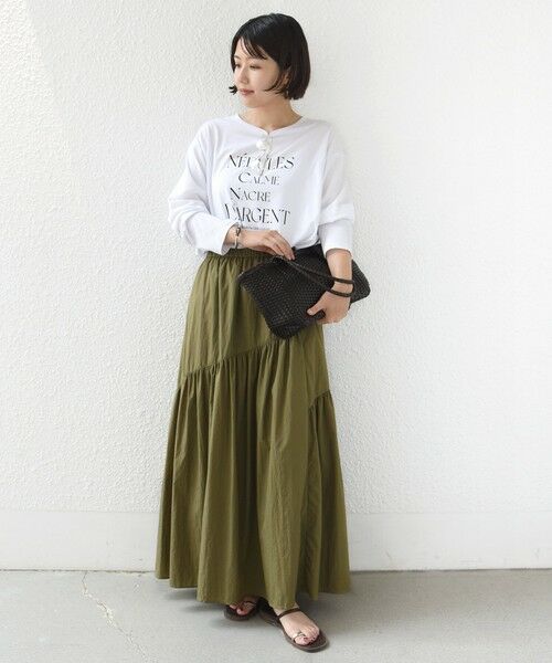 SHIPS / シップス カットソー（半袖以外） | 《予約》メルティ コットン ロゴ ロング スリーブ TEE | 詳細17
