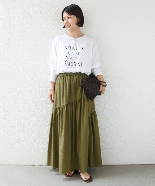 SHIPS / シップス カットソー（半袖以外） | 《予約》メルティ コットン ロゴ ロング スリーブ TEE | 詳細18