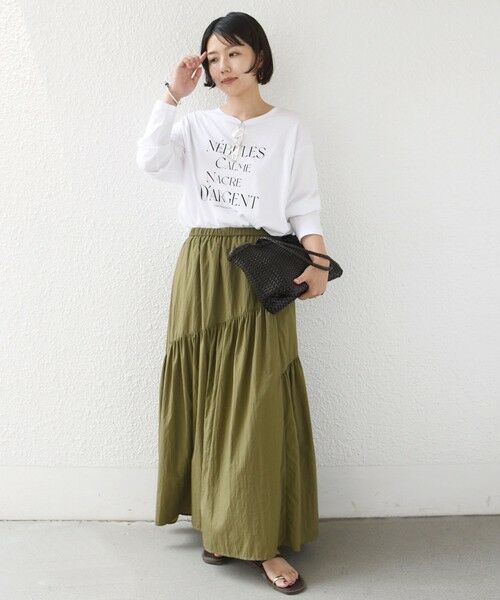 SHIPS / シップス カットソー（半袖以外） | 《予約》メルティ コットン ロゴ ロング スリーブ TEE | 詳細19