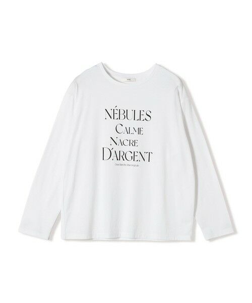SHIPS / シップス カットソー（半袖以外） | 《予約》メルティ コットン ロゴ ロング スリーブ TEE | 詳細24