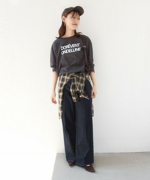 SHIPS / シップス カットソー（半袖以外） | 《予約》メルティ コットン ロゴ ロング スリーブ TEE | 詳細26