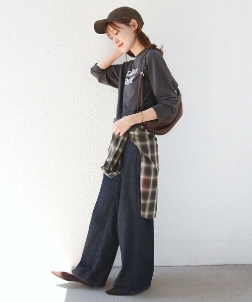 SHIPS / シップス カットソー（半袖以外） | 《予約》メルティ コットン ロゴ ロング スリーブ TEE | 詳細27