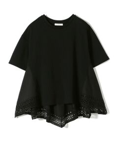 SHIPS / シップス カットソー | 〈手洗い可能〉DEPEND ポンチ トリム レース ドッキング プルオーバー