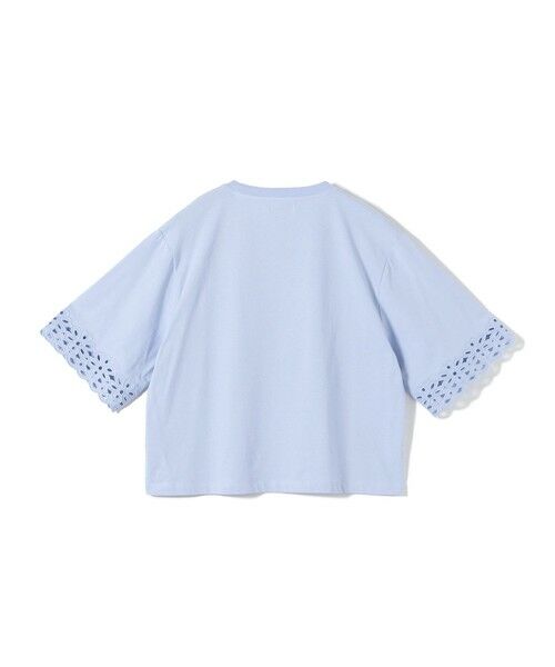 SHIPS / シップス Tシャツ | 《予約》フラワー モチーフ カットワーク レース ショート スリーブ TEE | 詳細25