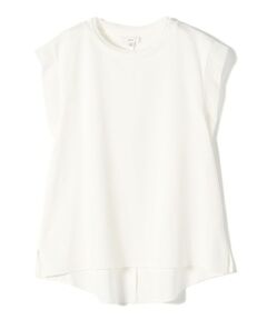 SHIPS / シップス カットソー | 〈手洗い可能〉チュール コンビ フレンチ プルオーバー