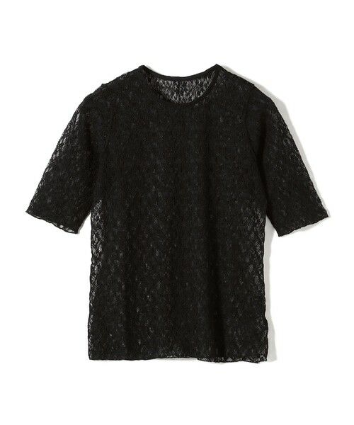 SHIPS / シップス カットソー | 〈手洗い可能〉ストレッチ フラワー レース TEE | 詳細26