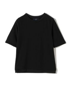 SHIPS / シップス Tシャツ | コットン キュプラ シアー コンビ TEE