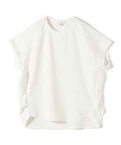 〈接触冷感/UVカット/吸水速乾〉ジョーゼット サイド タック フォルム スリーブ プルオーバー