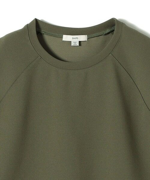 SHIPS / シップス カットソー | 〈接触冷感/UVカット/吸水速乾〉ジョーゼット サイド タック フォルム スリーブ プルオーバー | 詳細18