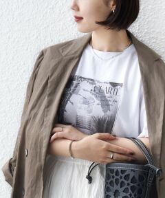 SHIPS / シップス Tシャツ | メルティ コットン フォト プリント TEE