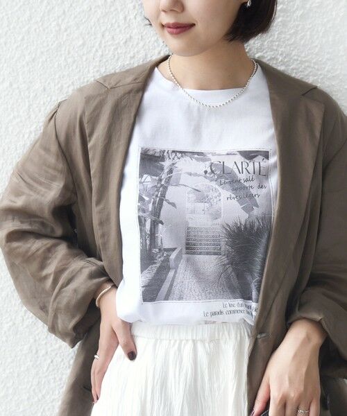 SHIPS / シップス Tシャツ | メルティ コットン フォト プリント TEE | 詳細3