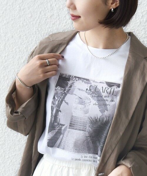 SHIPS / シップス Tシャツ | メルティ コットン フォト プリント TEE | 詳細4