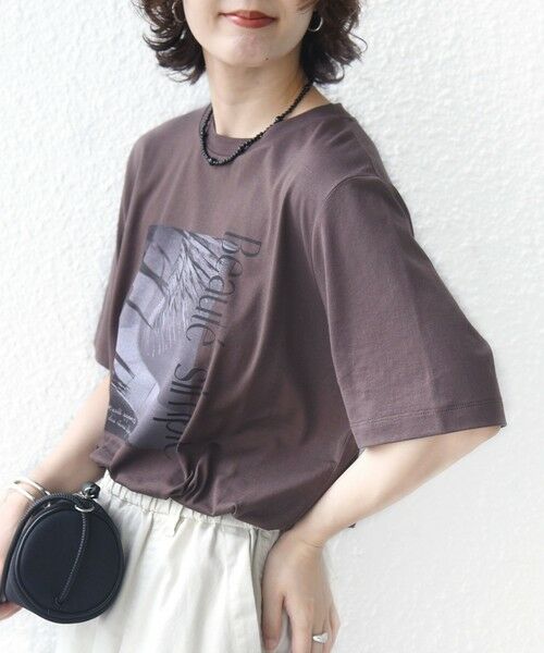 SHIPS / シップス Tシャツ | メルティ コットン フォト プリント TEE | 詳細21