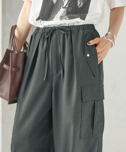 SHIPS / シップス その他パンツ | 《予約》〈撥水加工/洗濯機可能〉メランジ ツイル フィールド パンツ（ダークグレー）