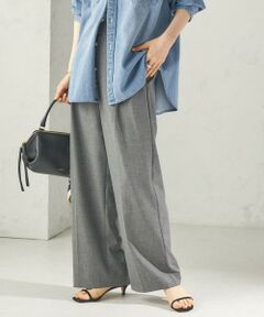 SHIPS / シップス ショート・ハーフ・半端丈パンツ | 《予約》〈防シワ/洗濯機可能〉ライト チェック ボックス タック パンツ