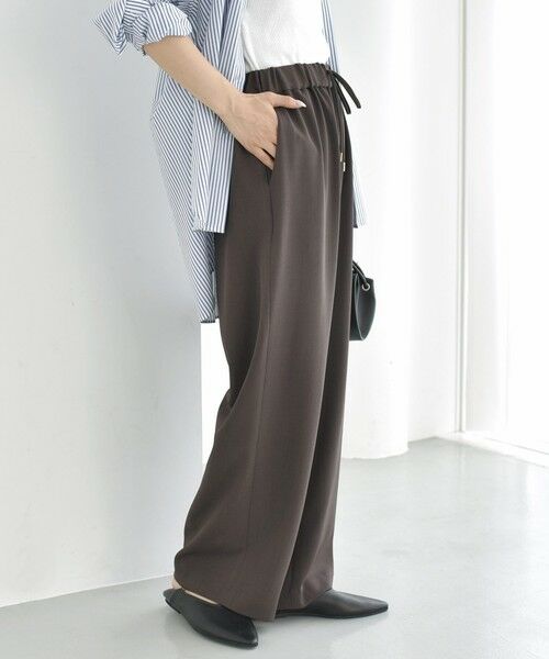 SHIPS / シップス その他パンツ | 《予約》〈UVカット/防シワ/手洗い可能〉梳毛 ドロスト パンツ | 詳細26
