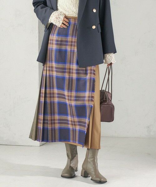 SHIPS / シップス ロング・マキシ丈スカート | 《予約》【SHIPS別注】O’NEIL OF DUBLIN:パッチワーク ファッション ロング キルト | 詳細5
