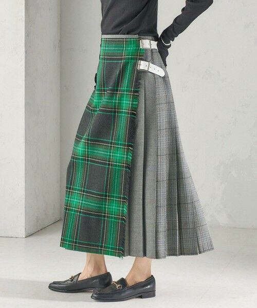 SHIPS / シップス ロング・マキシ丈スカート | 《予約》【SHIPS別注】O’NEIL OF DUBLIN:パッチワーク ファッション ロング キルト | 詳細16