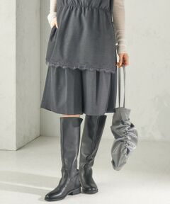 SHIPS / シップス ショート・ハーフ・半端丈パンツ | 《予約》〈手洗い可能〉タック ギャザー ハーフ パンツ