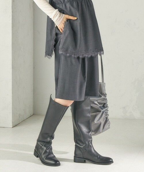 SHIPS / シップス ショート・ハーフ・半端丈パンツ | 《予約》〈手洗い可能〉タック ギャザー ハーフ パンツ | 詳細9