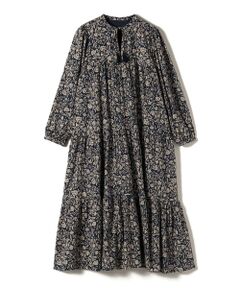 SHIPS / シップス ロング・マキシ丈ワンピース | Fanaka:〈手洗い可能〉小花 プリント ティアード ワンピース
