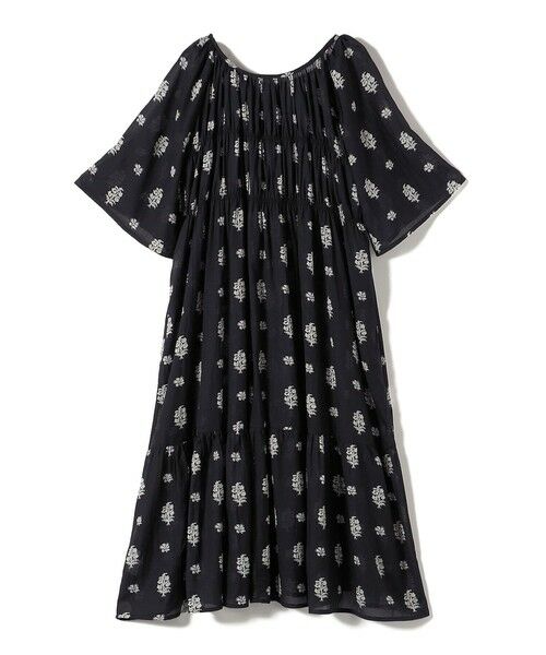 SHIPS / シップス ロング・マキシ丈ワンピース | Fanaka:〈手洗い可能〉ボタニカル プリント ワンピース | 詳細2