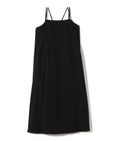 SHIPS / シップス ロング・マキシ丈ワンピース | SHIPS Primary Navy Label:〈手洗い可能〉近江晒 フレア キャミ ワンピース