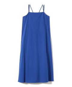 SHIPS / シップス ロング・マキシ丈ワンピース | SHIPS Primary Navy Label:〈手洗い可能〉近江晒 フレア キャミ ワンピース